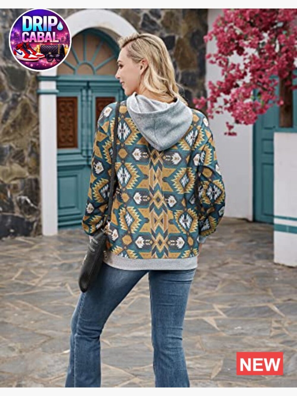 Faux Leather Multi Pocket Crossbody Bag with Adjustable Strap - Picture 3 of 7